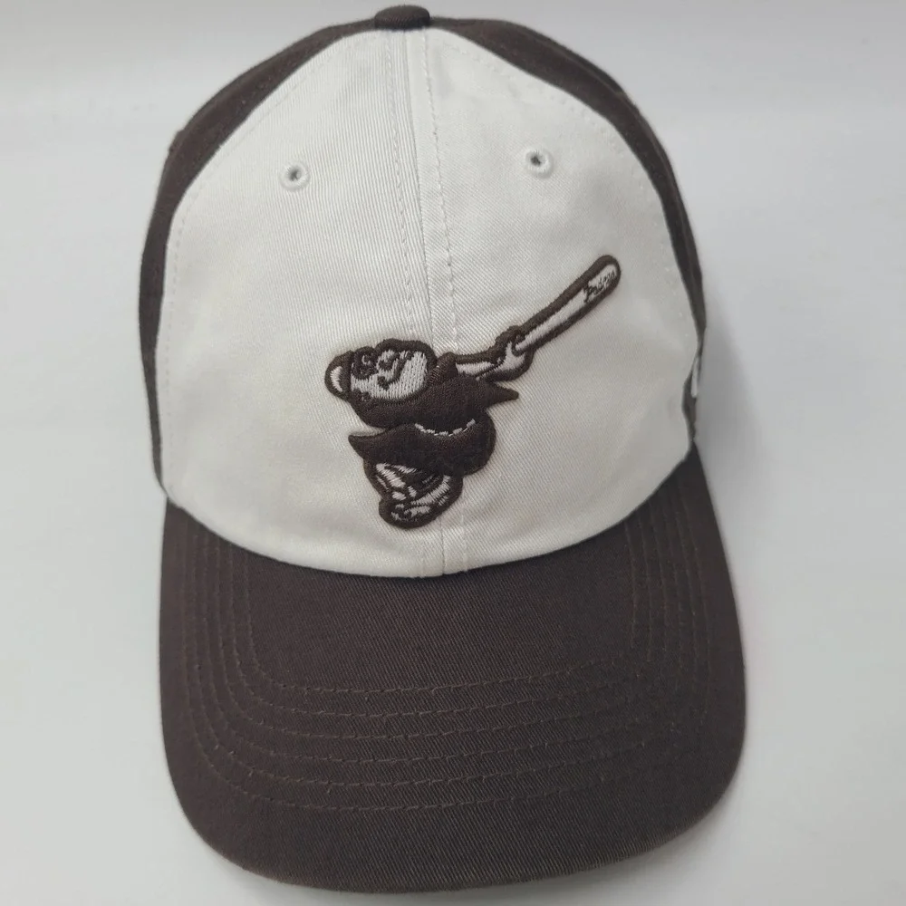 San Diego Padres Hat Fitted M 47 Brand Franchise Brown White MLB Swinging Friar